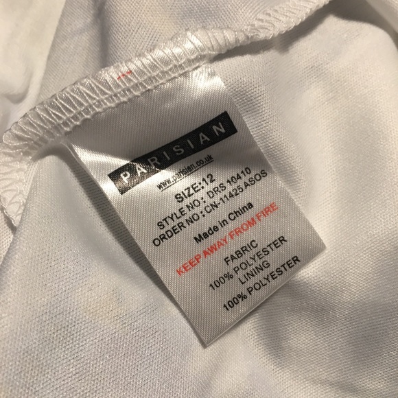 Size 12. Scarf print maxi dress with side slits - Picture 6 of 8